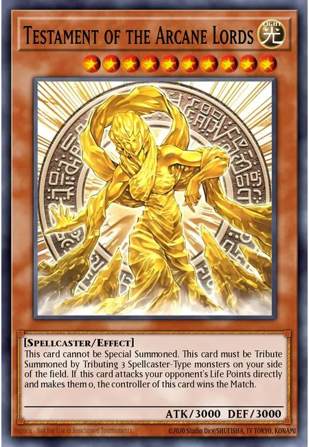 Testamento dos Senhores Arcane · Yu-Gi-Oh! World Championship 2006 prize cards