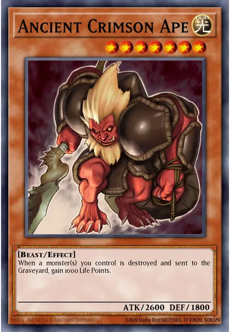 Ancient Crimson Ape