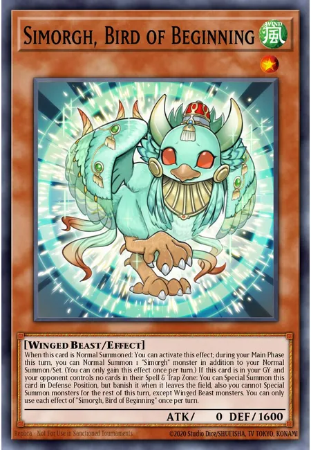 Simorgh, Pássaro do Início