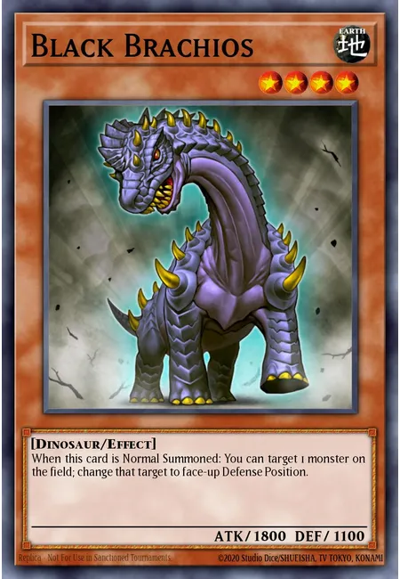 Black Brachios · Dinosmasher's Fury Structure Deck