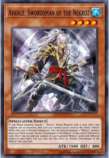 Avance, Swordsman of the Nekroz · Battles of Legend: Monster Mayhem