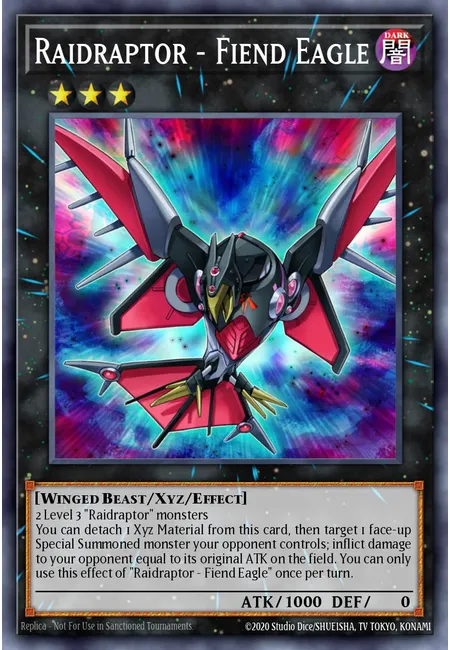 Raidraptor - Fiend Eagle · Dimension of Chaos