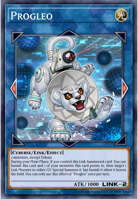 Progleo · Yu-Gi-Oh! Legacy of the Duelist: Link Evolution promotional cards