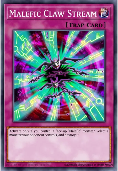 Malefic Claw Stream · Yu-Gi-Oh! 3D Bonds Beyond Time Movie Pack