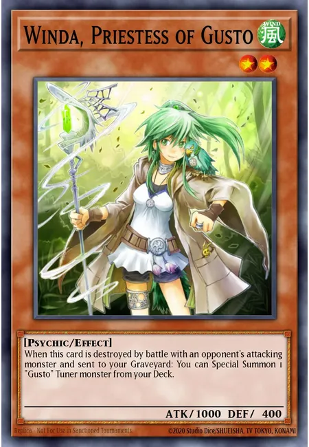 Winda, Priestess of Gusto