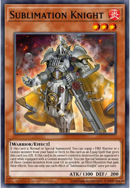 Sublimation Knight