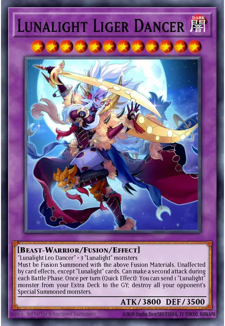 Lunalight Liger Dancer · Duelist's Advance