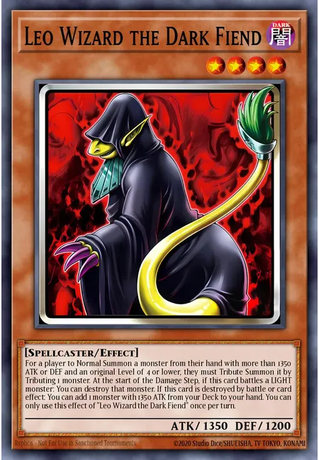 Leo Wizard the Dark Fiend