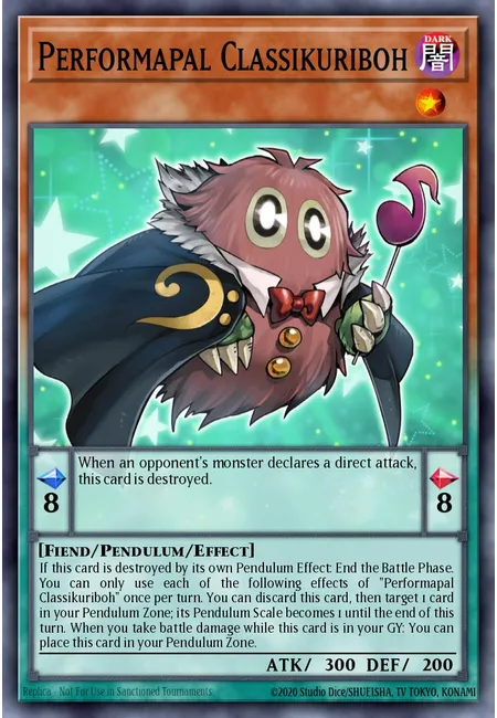 Performapal Classikuriboh · Battles of Legend: Monstrous Revenge