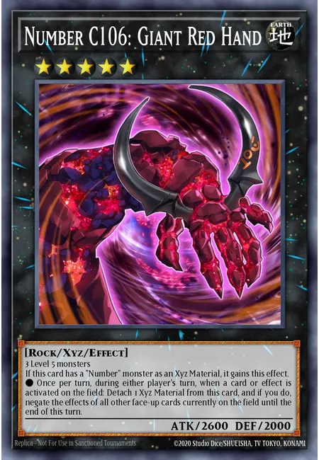 Number C106: Giant Red Hand · Dragons of Legend: The Complete Series
