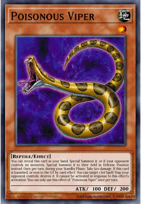 Poisonous Viper · Battles of Legend: Glorious Gallery