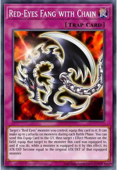 Red-Eyes Fang with Chain