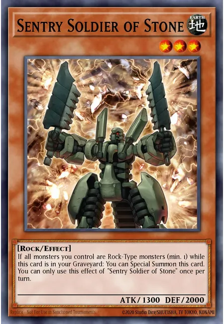 Sentry Soldier of Stone · Yu-Gi-Oh! The Dark Side of Dimensions Movie Pack Secret Edition