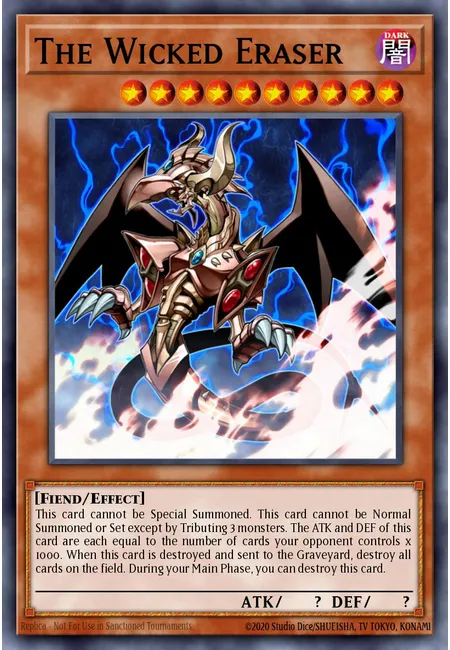 The Wicked Eraser · Shonen Jump Vol. 5, Issue 9 promotional card
