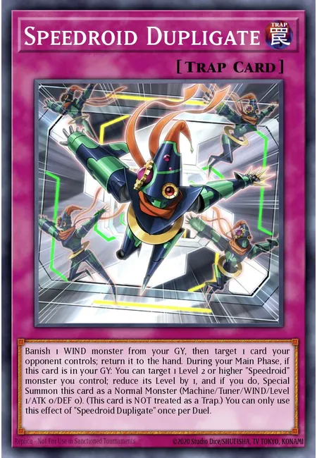 Speedroid Dupligate · Legendary Duelists: Synchro Storm