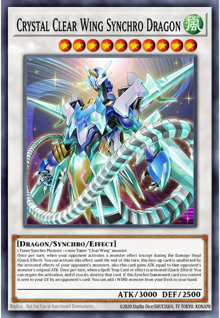 Crystal Clear Wing Synchro Dragon