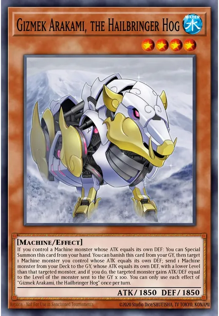 Gizmek Arakami, the Hailbringer Hog · 2022 Tin of the Pharaoh's Gods