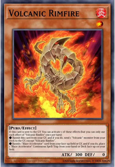 Volcanic Rimfire · Legendary Duelists: Soulburning Volcano