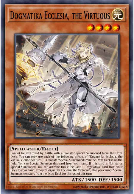 Dogmatika Ecclesia, the Virtuous · THE CHRONICLES DECK: The Fallen & The Virtuous (All-Foil Edition)