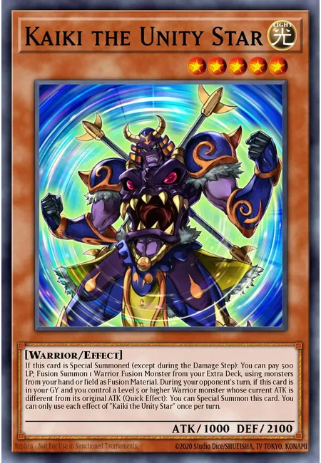 Kaiki, a Estrela da União · Battles of Legend: Relentless Revenge