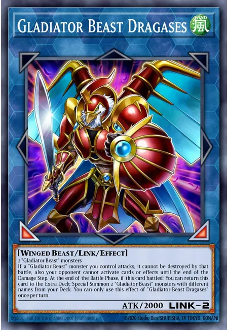 Gladiator Beast Dragases · 2019 Gold Sarcophagus Tin Mega Pack