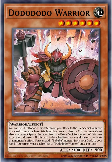 Dodododo Warrior · Duelist's Advance