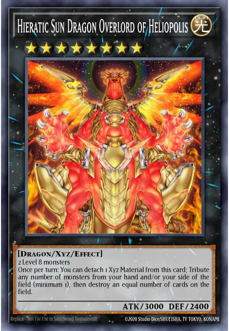 Hieratic Sun Dragon Overlord of Heliopolis