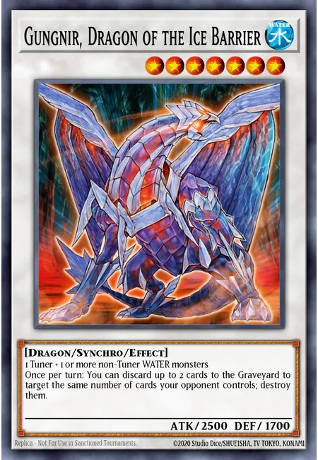 Gungnir, o Dragão da Barreira de Gelo
