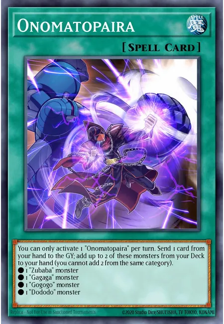 Onomatopar · Legendary Duelists: Magical Hero