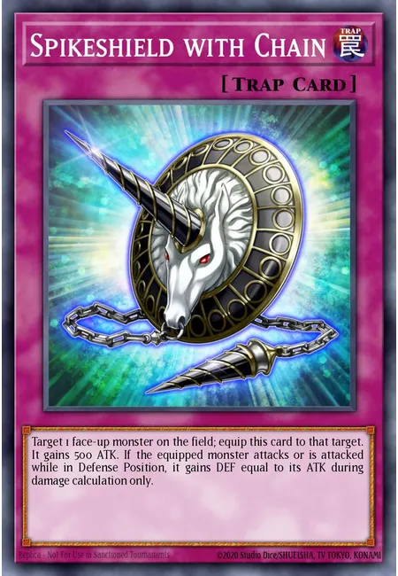 Escudo com Corrente e Cravos