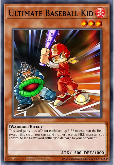 Ultimate Baseball Kid · Structure Deck: Blaze of Destruction