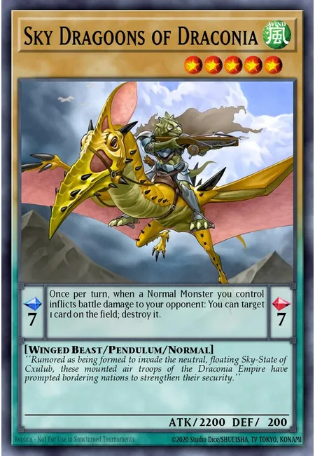 Dragoons Celestes de Draconia · Clash of Rebellions Sneak Peek Participation Card