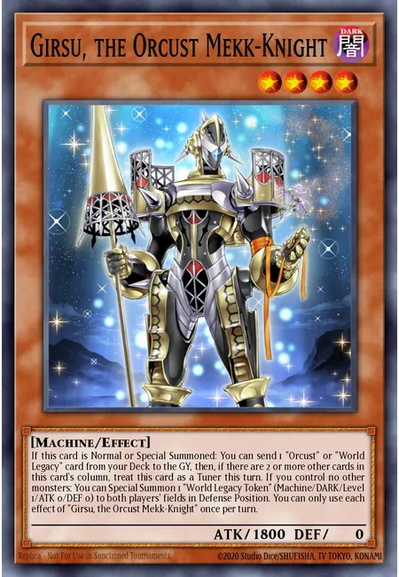 Girsu, the Orcust Mekk-Knight