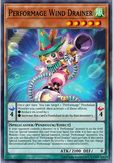 Performage Wind Drainer · Maze of the Master