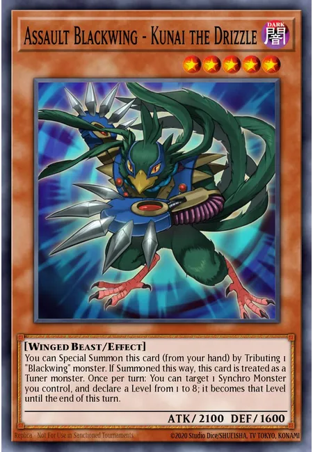 Assault Blackwing - Kunai the Drizzle