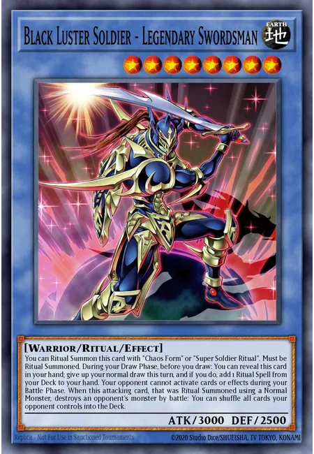Black Luster Soldier - Legendary Swordsman
