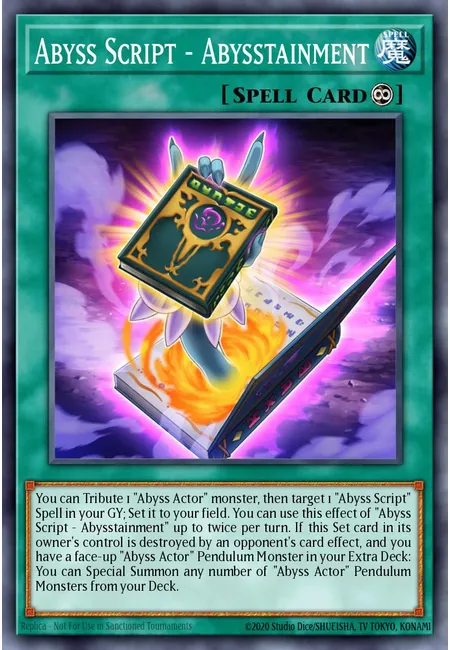 Abyss Script - Abysstainment · Battles of Legend: Light's Revenge