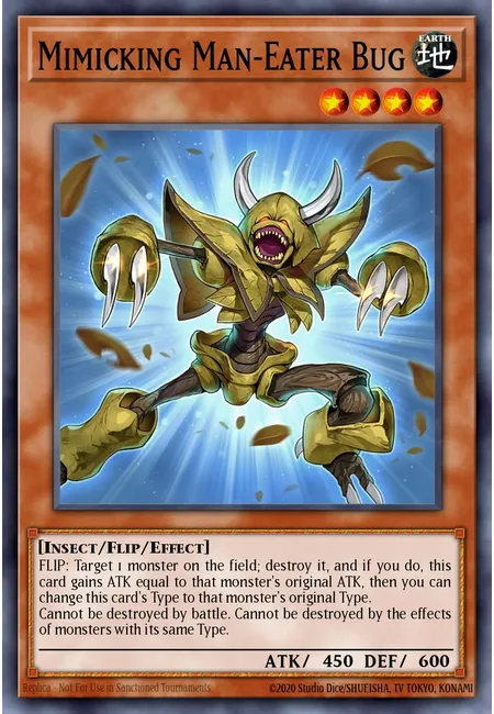 Mimicking Man-Eater Bug · Burst of Destiny