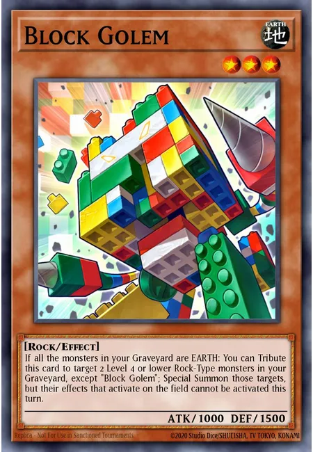 Block Golem · Speed Duel: Battle City Box