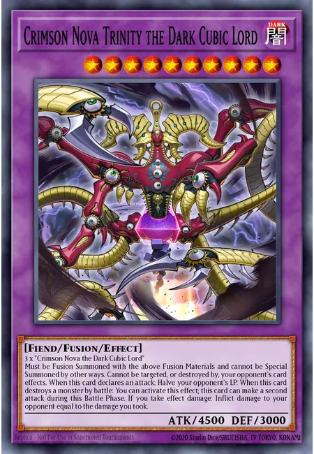 Crimson Nova Trinity the Dark Cubic Lord · Yu-Gi-Oh! The Dark Side of Dimensions Movie Pack