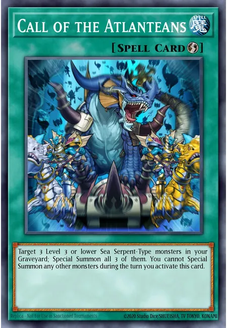 Chamado de Atlante · Realm of the Sea Emperor Structure Deck