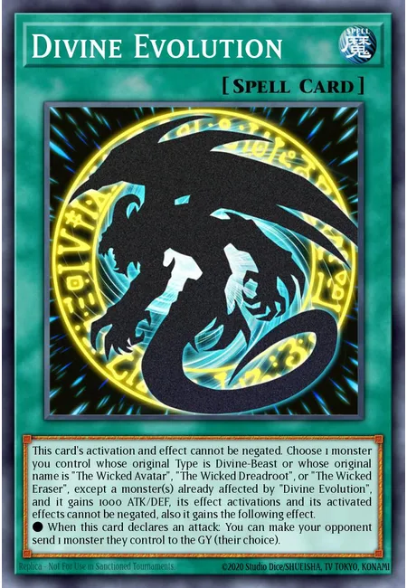 Divine Evolution · Egyptian God Deck: Obelisk the Tormentor