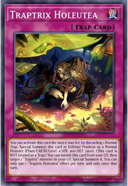 Traptrix Holeutea · Structure Deck: Beware of Traptrix