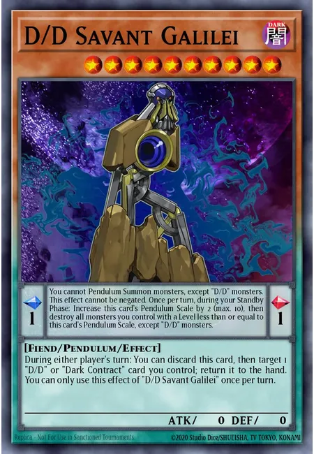 D/D Savant Galilei