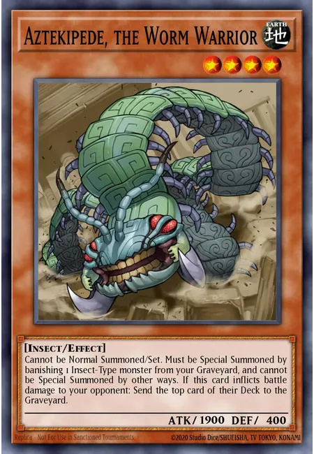Aztekipede, the Worm Warrior