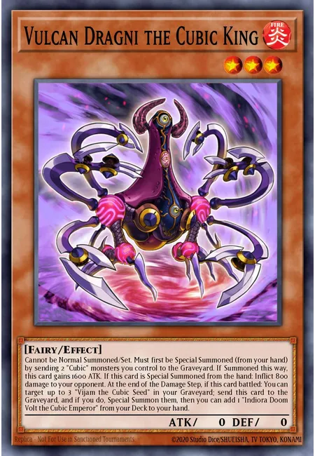 Vulcan Dragni the Cubic King · Yu-Gi-Oh! The Dark Side of Dimensions Movie Pack: Gold Edition