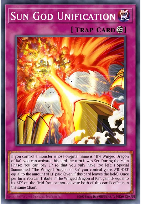 Unificação do Deus Sol · Legendary Duelists: Rage of Ra