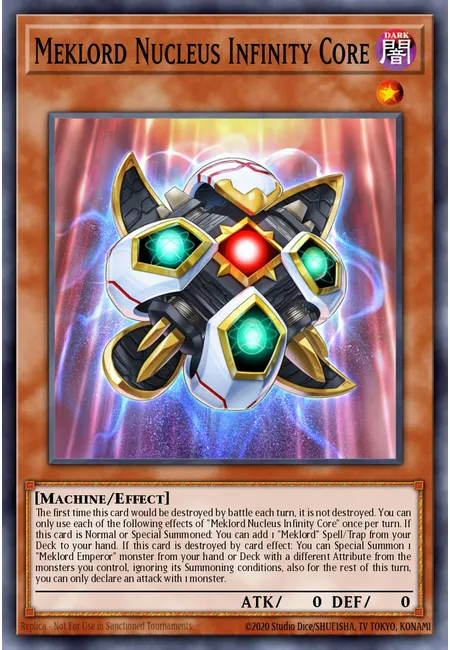 Meklord Nucleus Infinity Core · Legendary Duelists: Rage of Ra