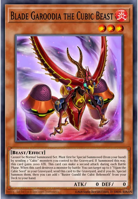 Blade Garoodia the Cubic Beast · Yu-Gi-Oh! The Dark Side of Dimensions Movie Pack Secret Edition