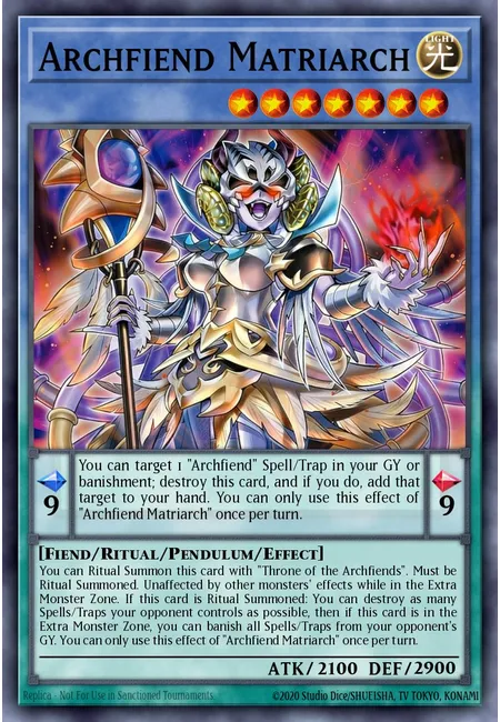 Archfiend Matriarch · Blazing Dominion